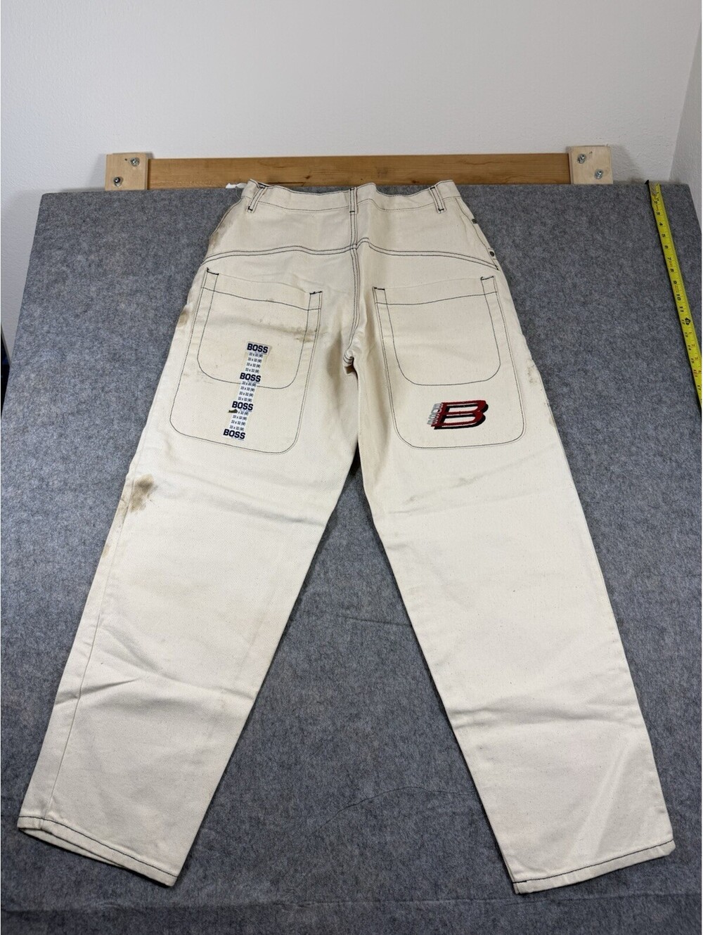 Vintage Boss Jeans Baggy Fit Men’s Tag Size 33x32 Fits 32x31 New With Tags